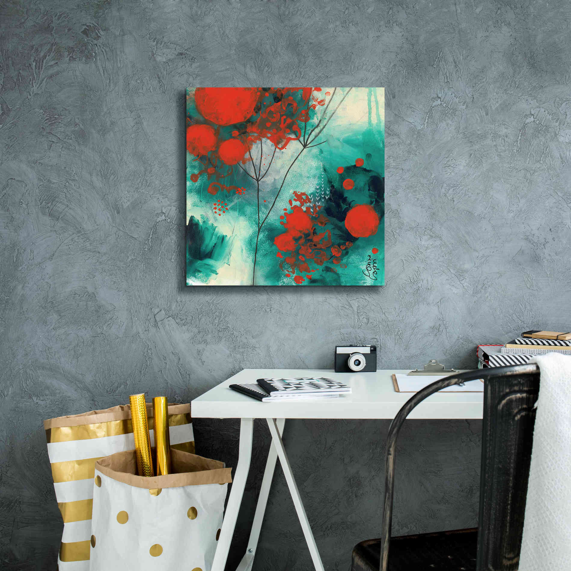 'Winter Solstice by Corina Capri Giclee Canvas Wall Art,18 x 18