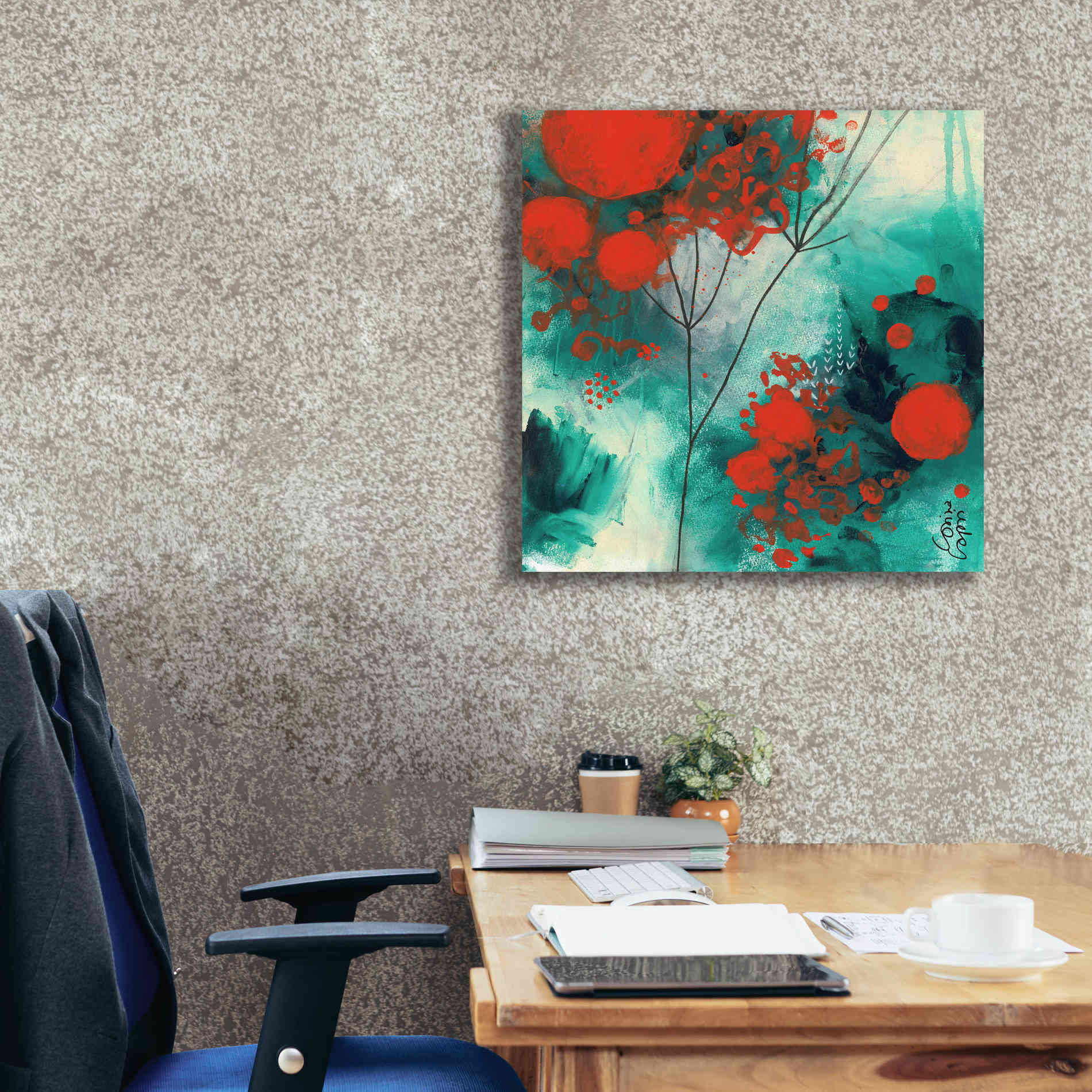 'Winter Solstice by Corina Capri Giclee Canvas Wall Art,26 x 26