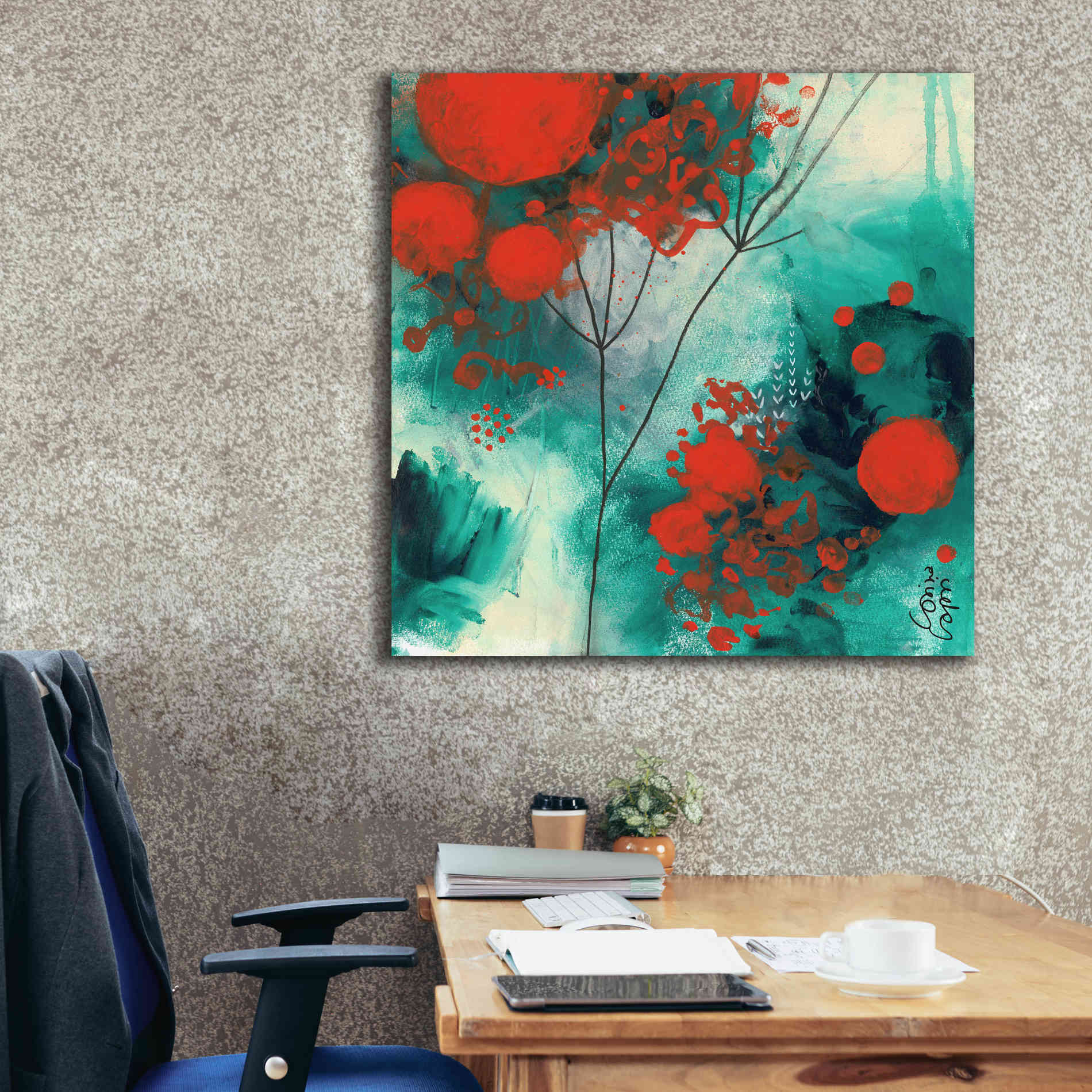 'Winter Solstice by Corina Capri Giclee Canvas Wall Art,37 x 37