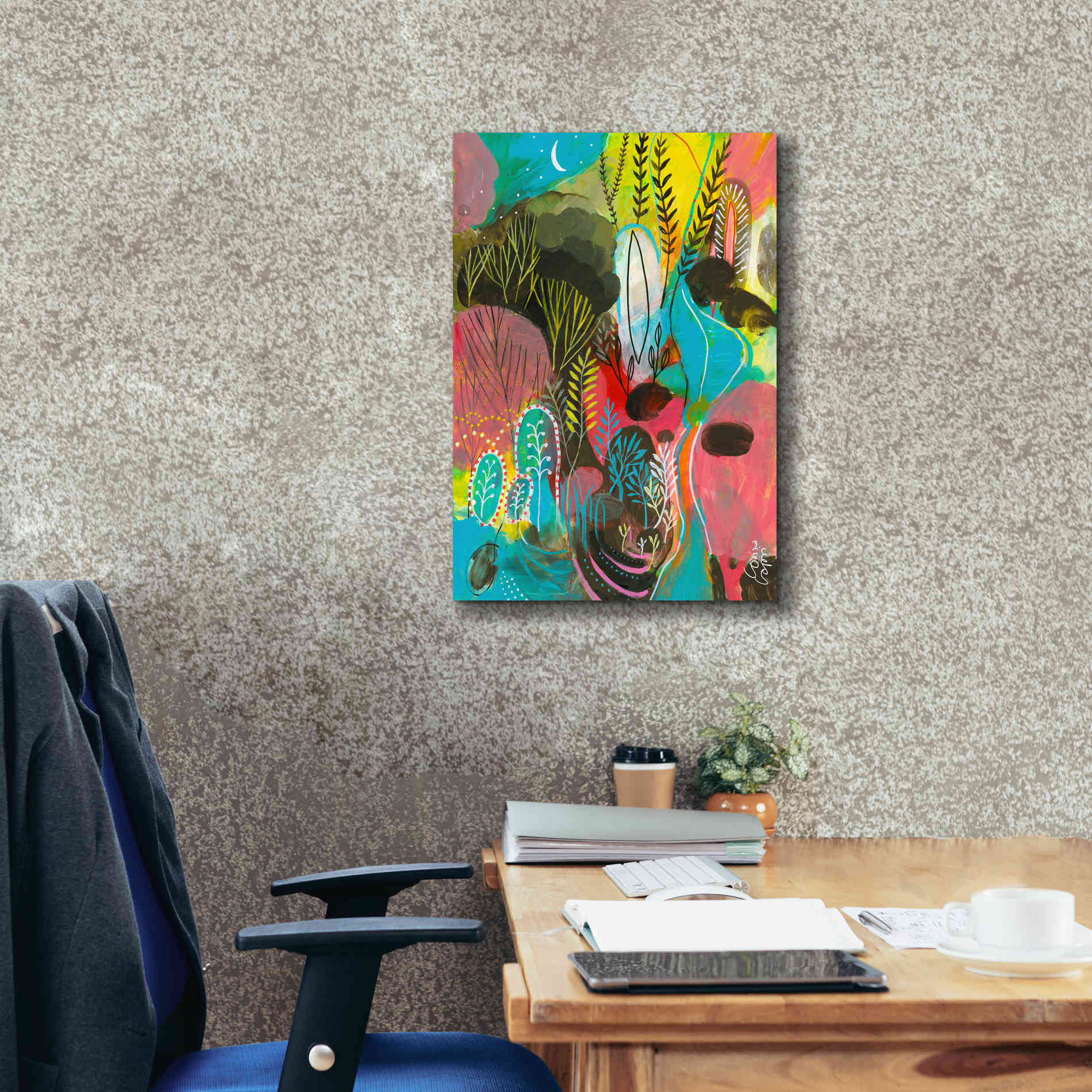 'Water Cycles by Corina Capri Giclee Canvas Wall Art,18 x 26