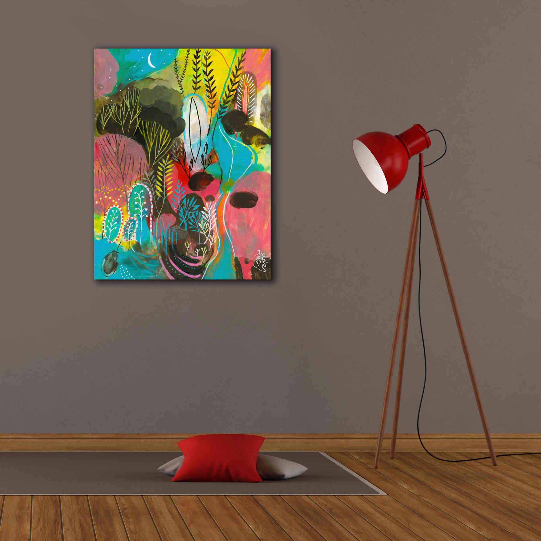 'Water Cycles by Corina Capri Giclee Canvas Wall Art,26 x 34