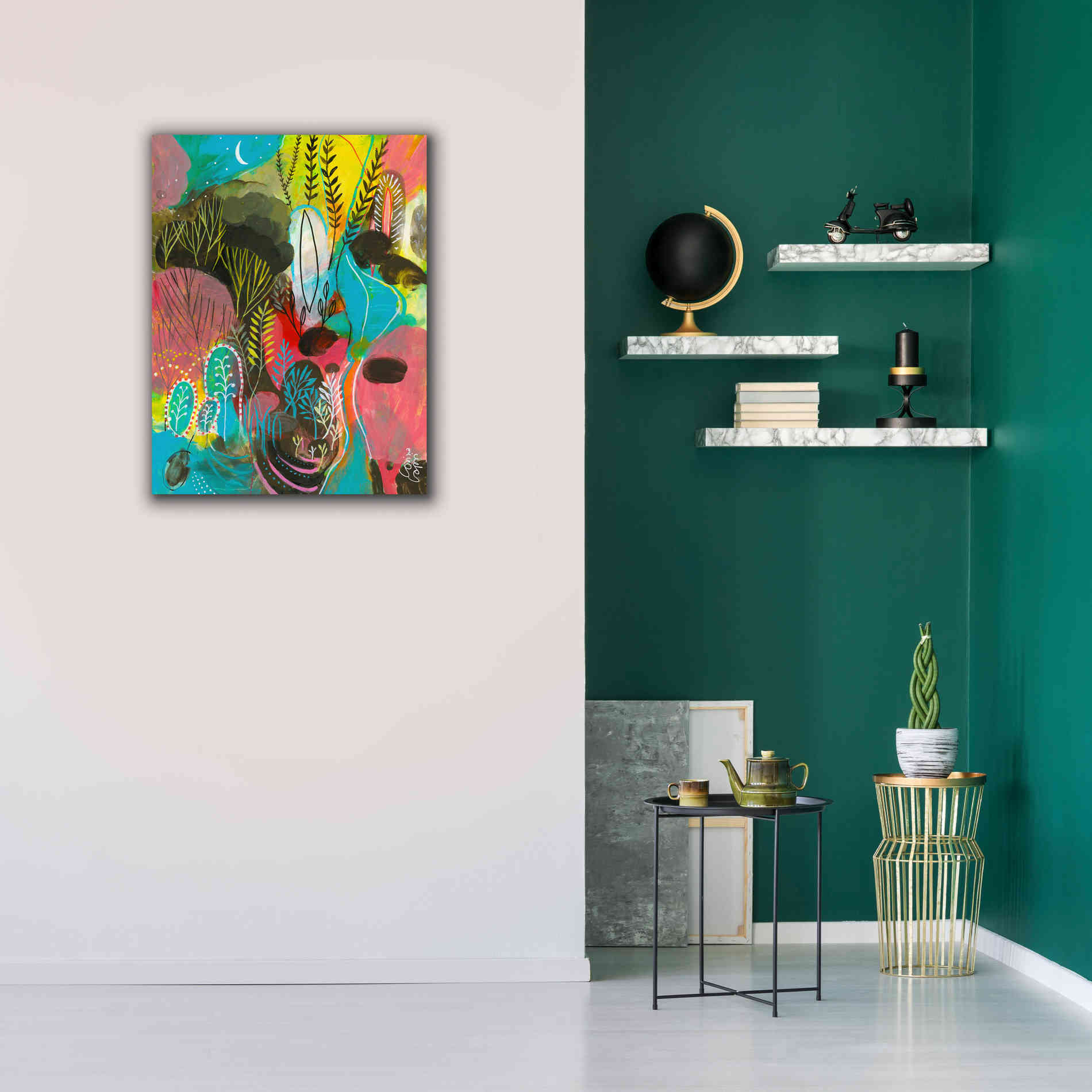 'Water Cycles by Corina Capri Giclee Canvas Wall Art,26 x 34