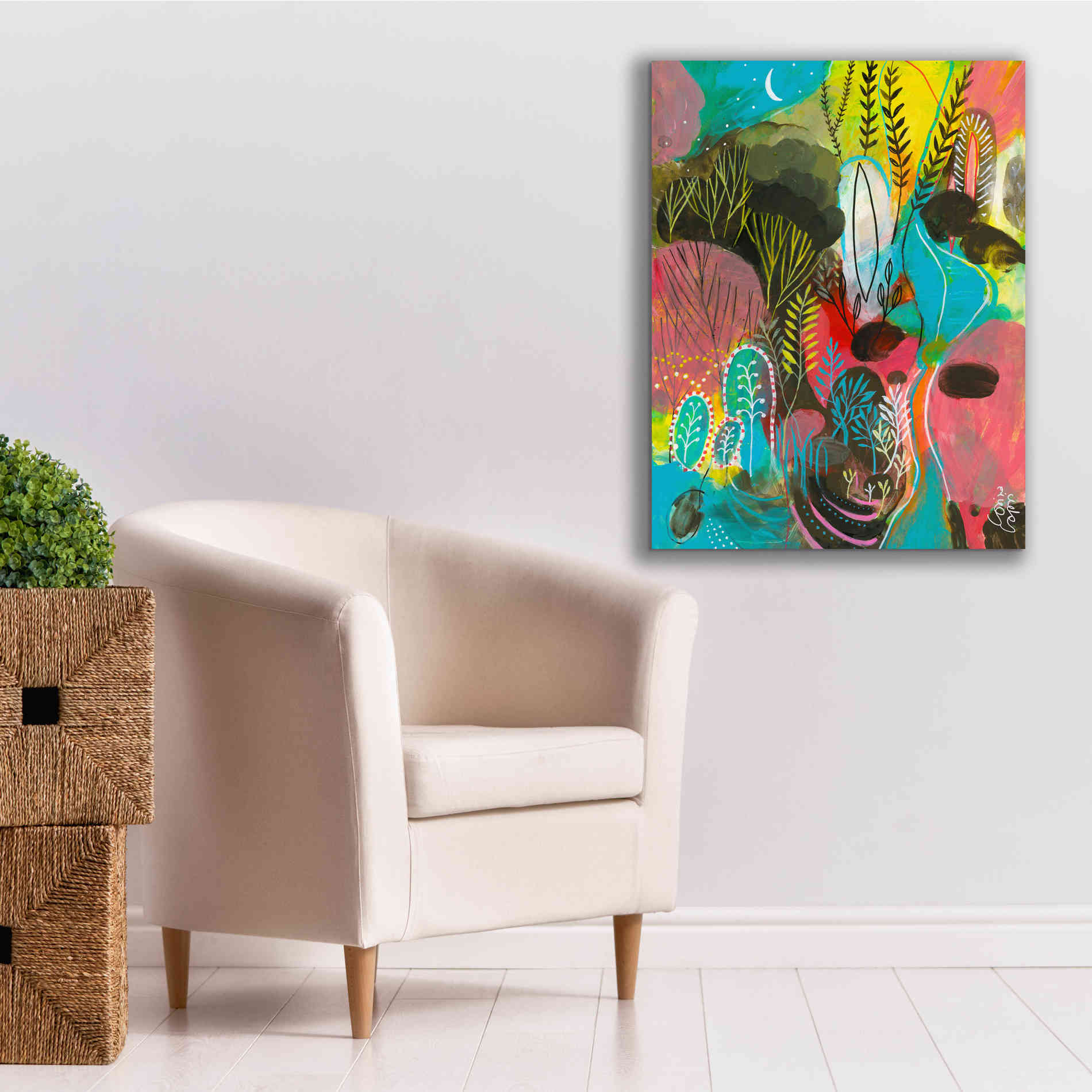 'Water Cycles by Corina Capri Giclee Canvas Wall Art,26 x 34