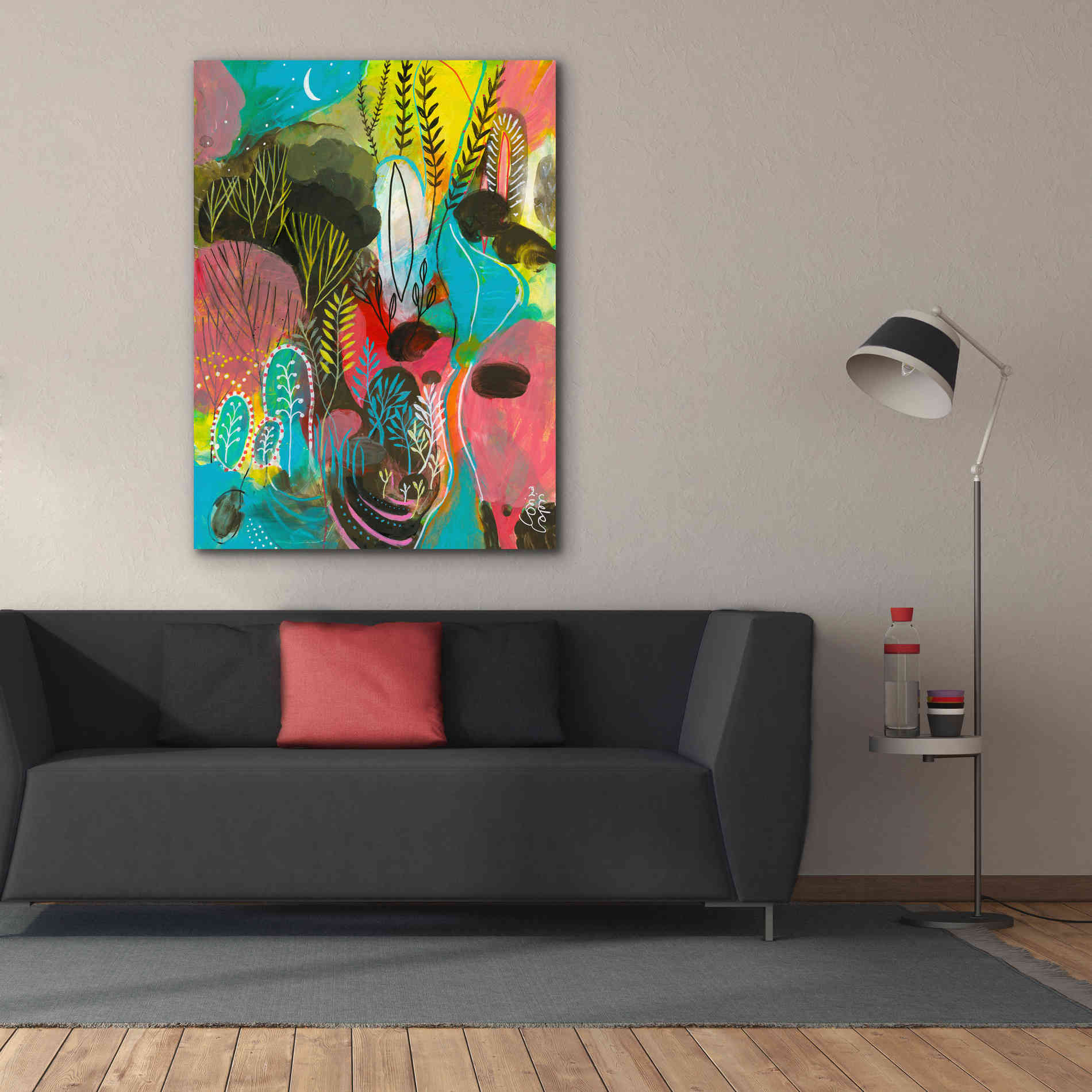 'Water Cycles by Corina Capri Giclee Canvas Wall Art,40 x 54