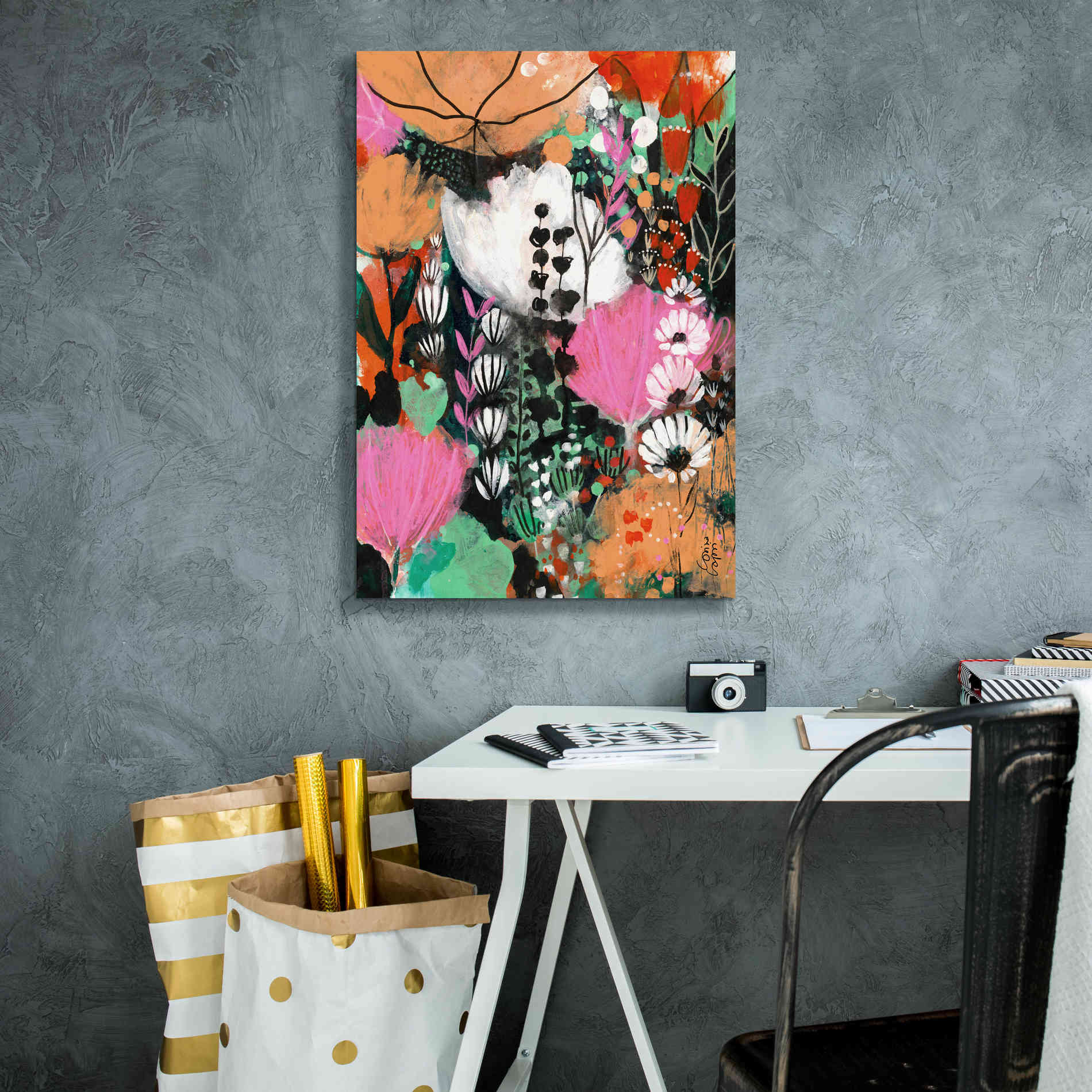 'Strawberry Moon by Corina Capri Giclee Canvas Wall Art,18 x 26