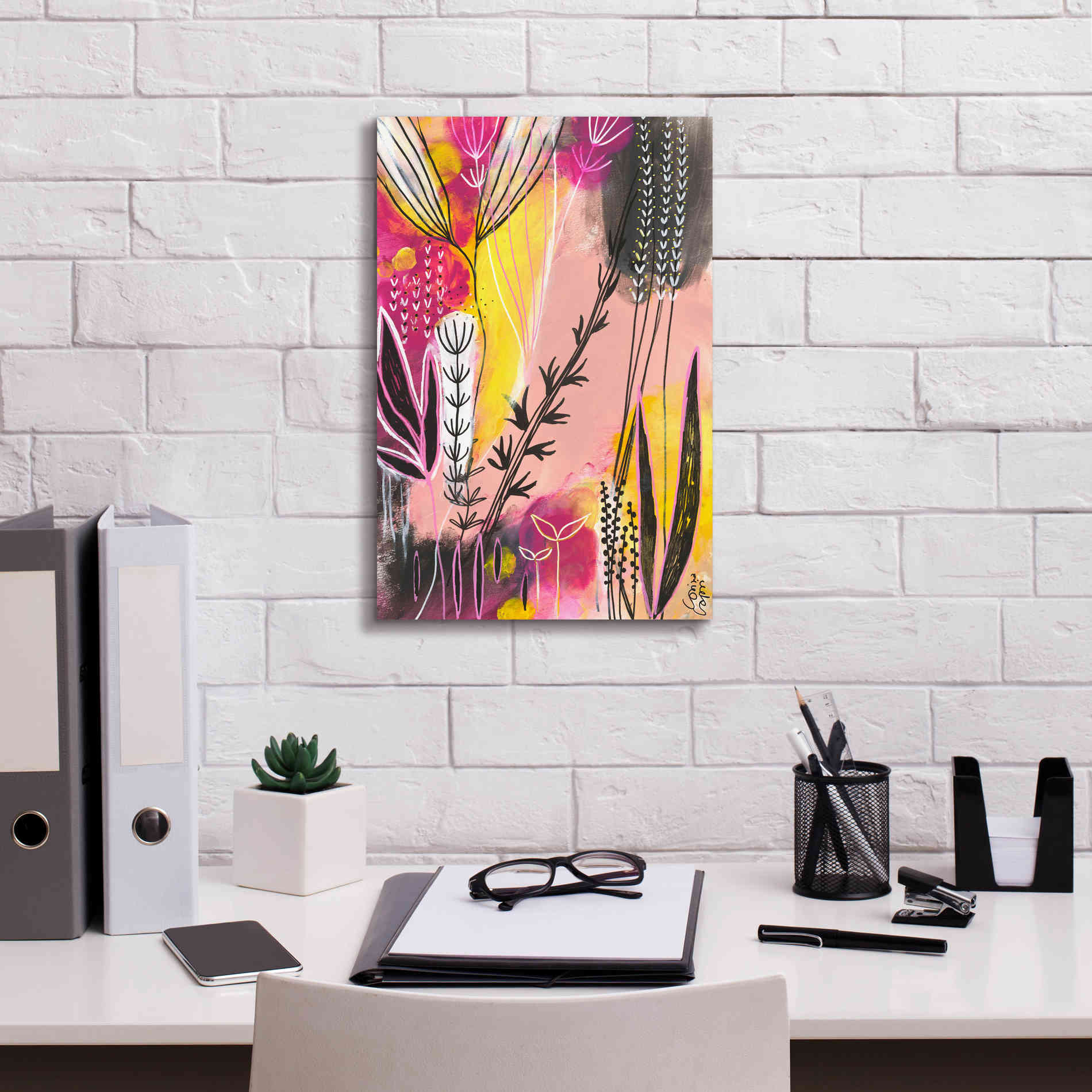 'Spring in Pink by Corina Capri Giclee Canvas Wall Art,12 x 18