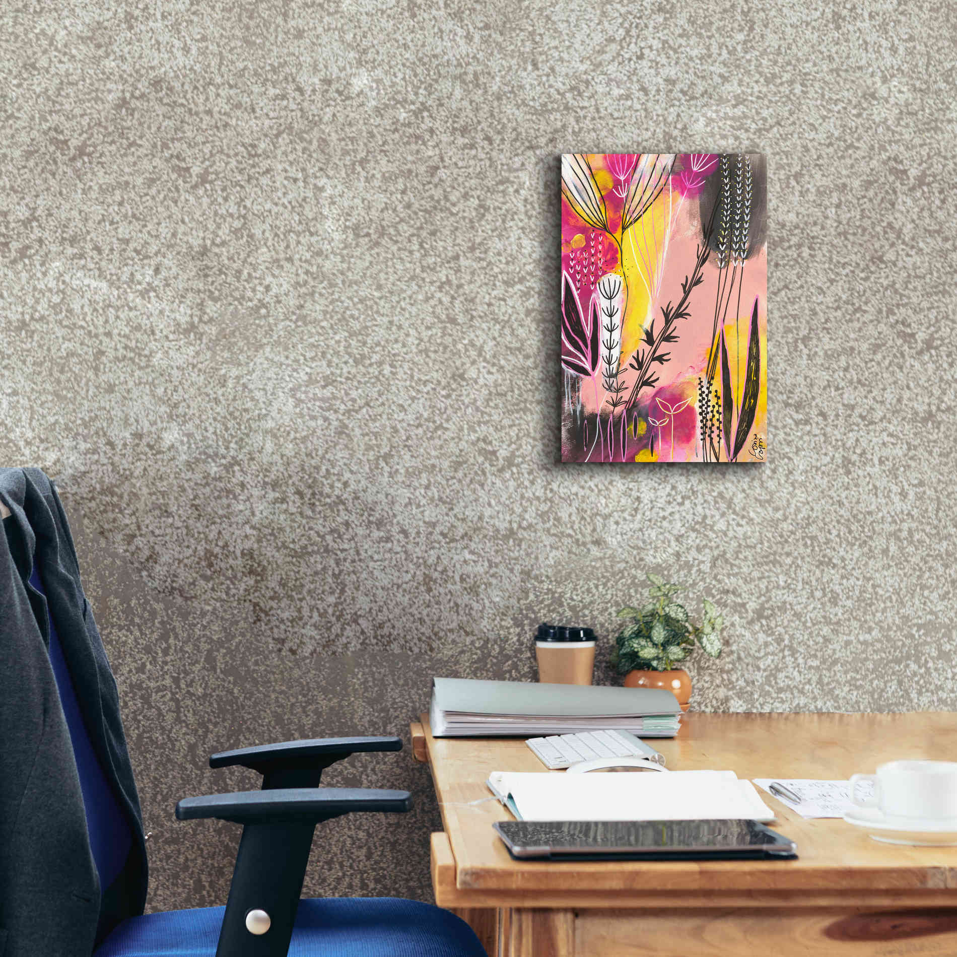 'Spring in Pink by Corina Capri Giclee Canvas Wall Art,12 x 18