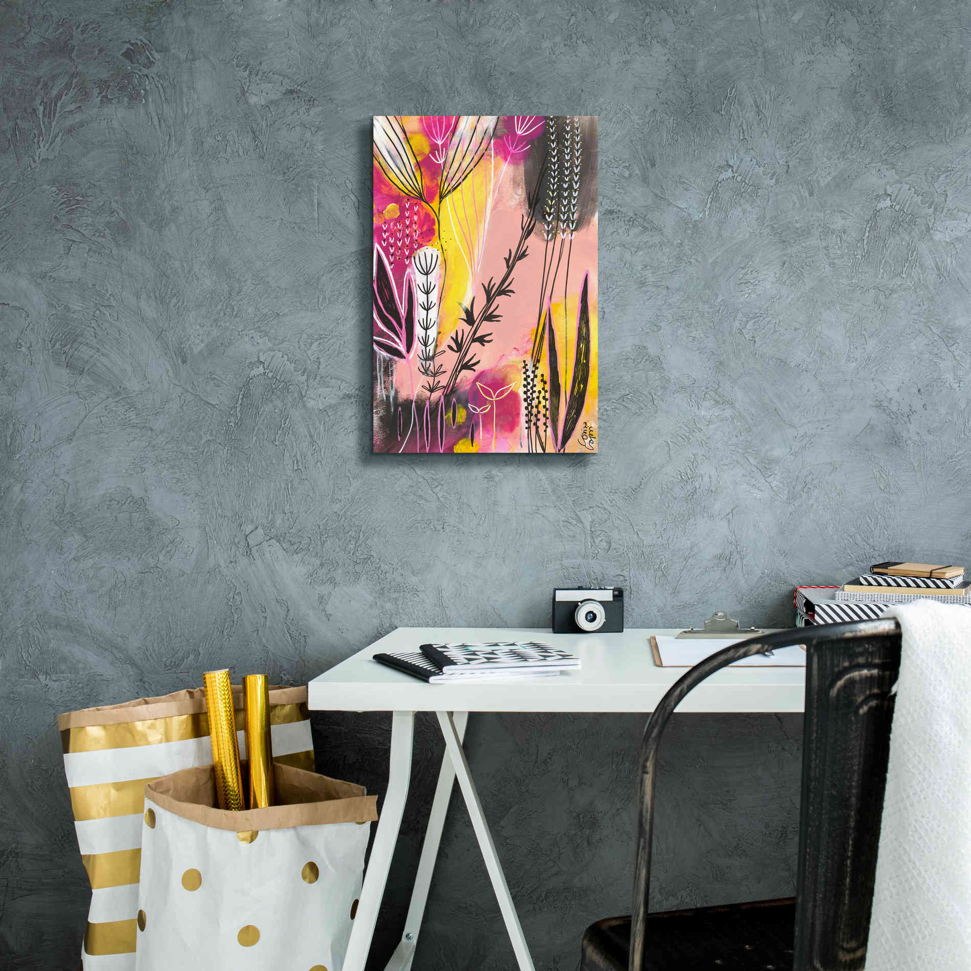 'Spring in Pink by Corina Capri Giclee Canvas Wall Art,12 x 18