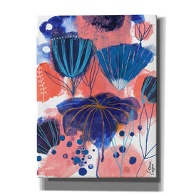 'Blumen Blues by Corina Capri Giclee Canvas Wall Art