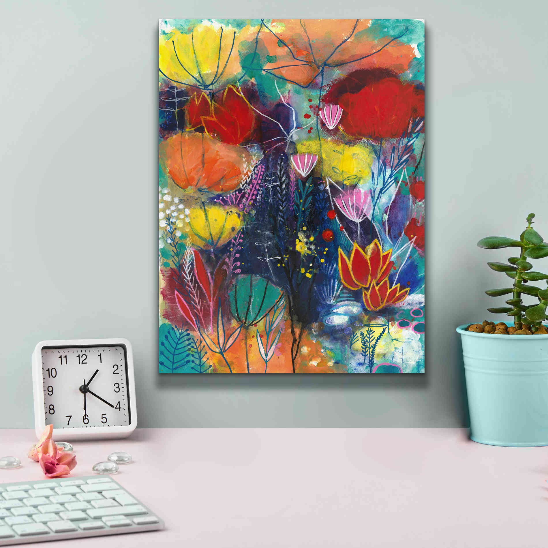 'All You Need is a Garden by Corina Capri Giclee Canvas Wall Art,12 x 16