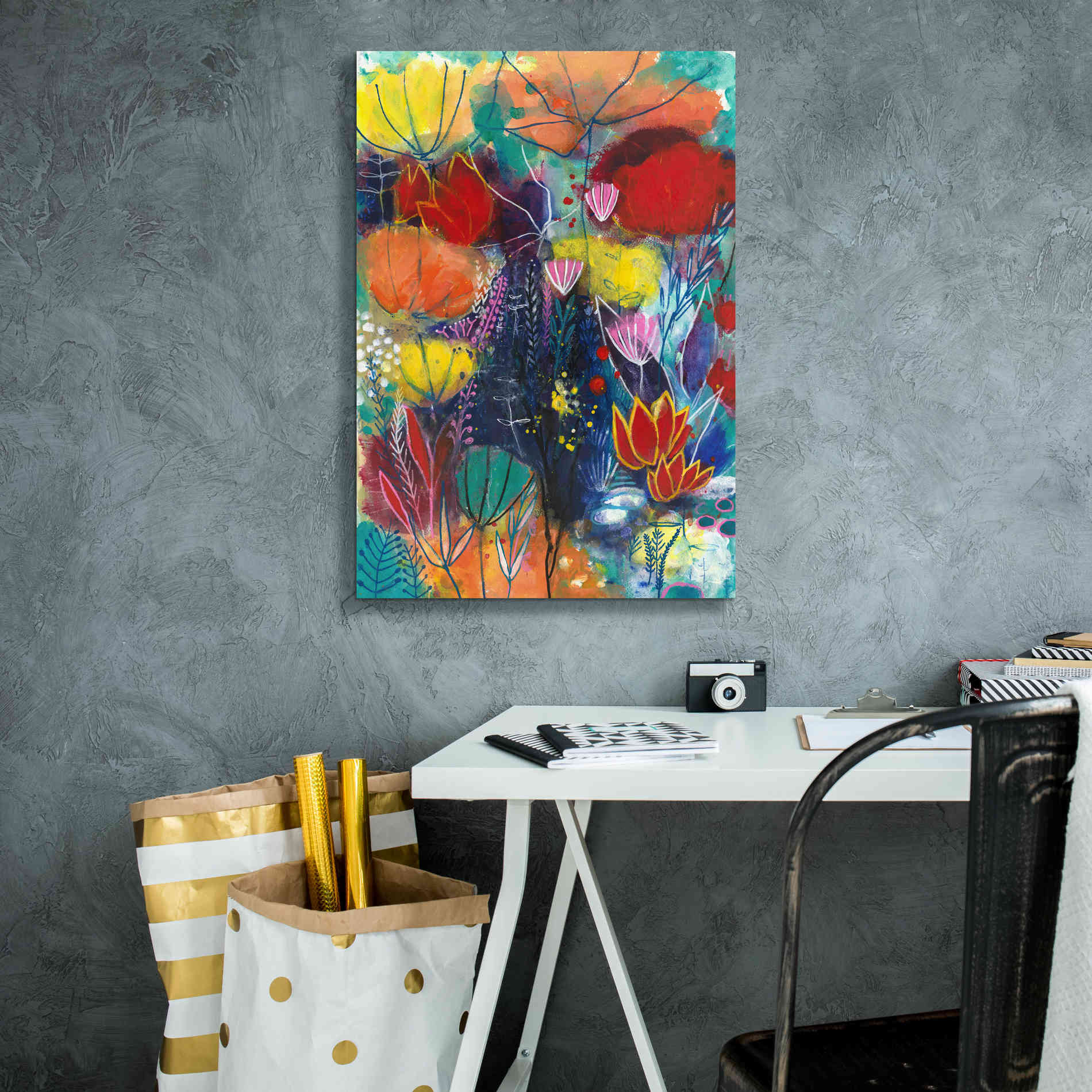 'All You Need is a Garden by Corina Capri Giclee Canvas Wall Art,18 x 26