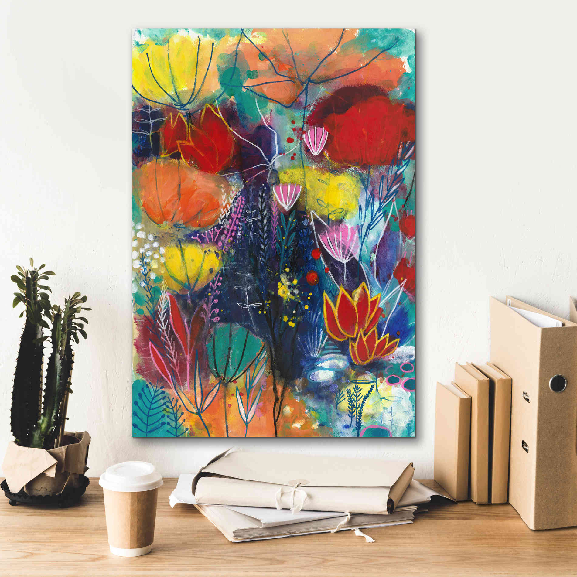'All You Need is a Garden by Corina Capri Giclee Canvas Wall Art,18 x 26