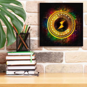 Epic Graffiti'Thorchain Better Than Gold' by Epic Portfolio Giclee Canvas Wall Art,12 x 12
