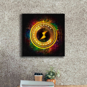 Epic Graffiti'Thorchain Better Than Gold' by Epic Portfolio Giclee Canvas Wall Art,18 x 18
