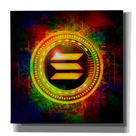 Epic Graffiti'Solana Better Than Gold' by Epic Portfolio Giclee Canvas Wall Art