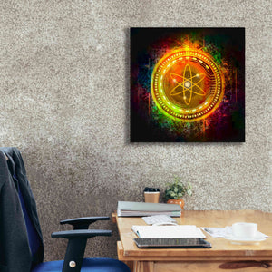 Epic Graffiti'Cosmos Better Than Gold' by Epic Portfolio Giclee Canvas Wall Art,26 x 26