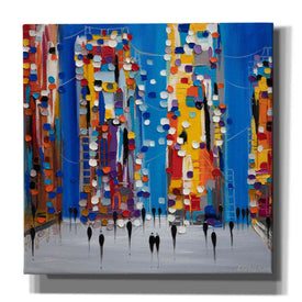 'City Sunrise' by Ekaterina Ermilkina Giclee Canvas Wall Art
