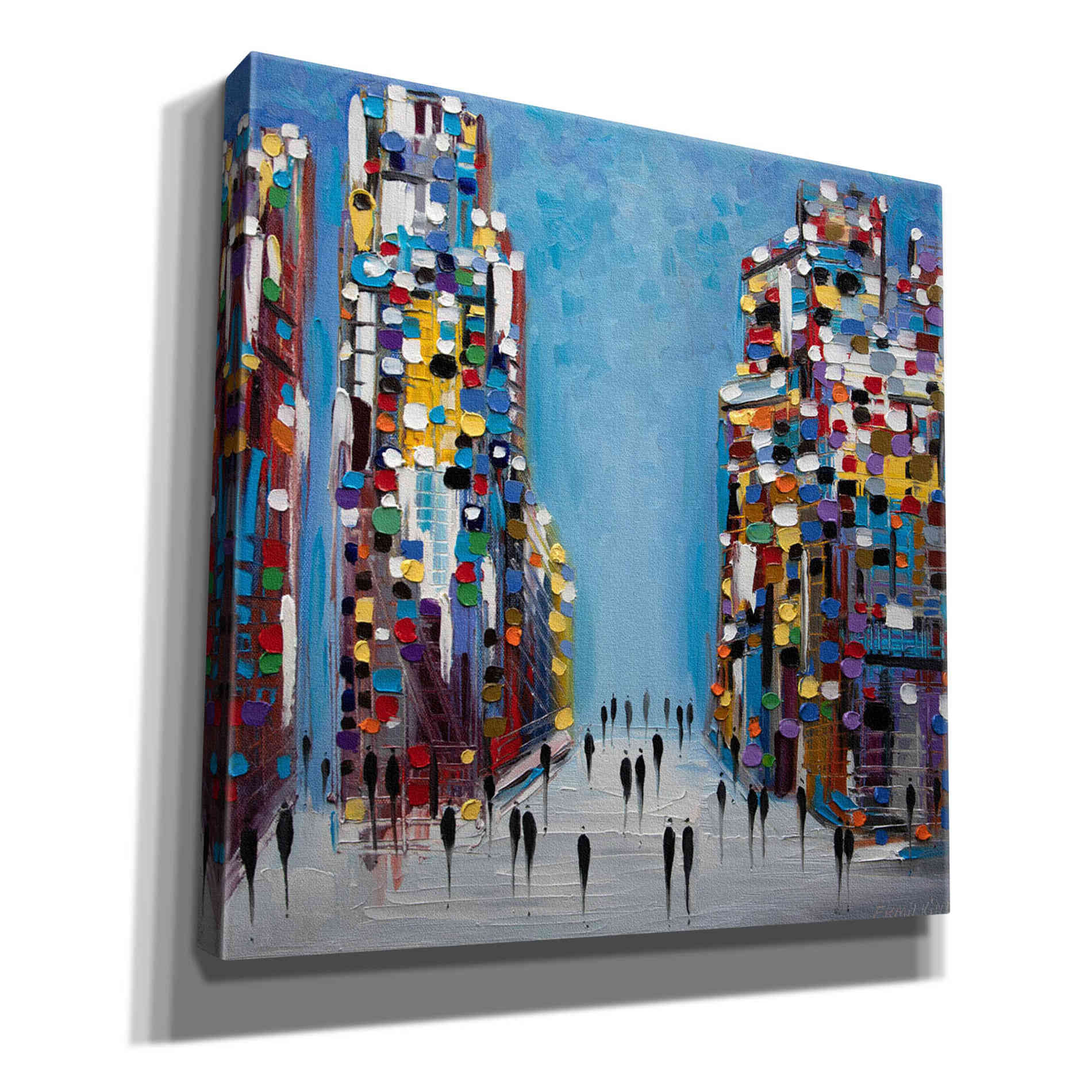 'Cityscape' by Ekaterina Ermilkina Giclee Canvas Wall Art