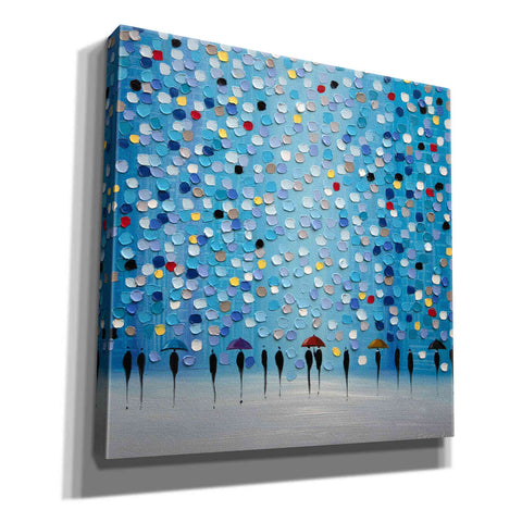 Image of 'Colorful City Umbrellas' by Ekaterina Ermilkina Giclee Canvas Wall Art