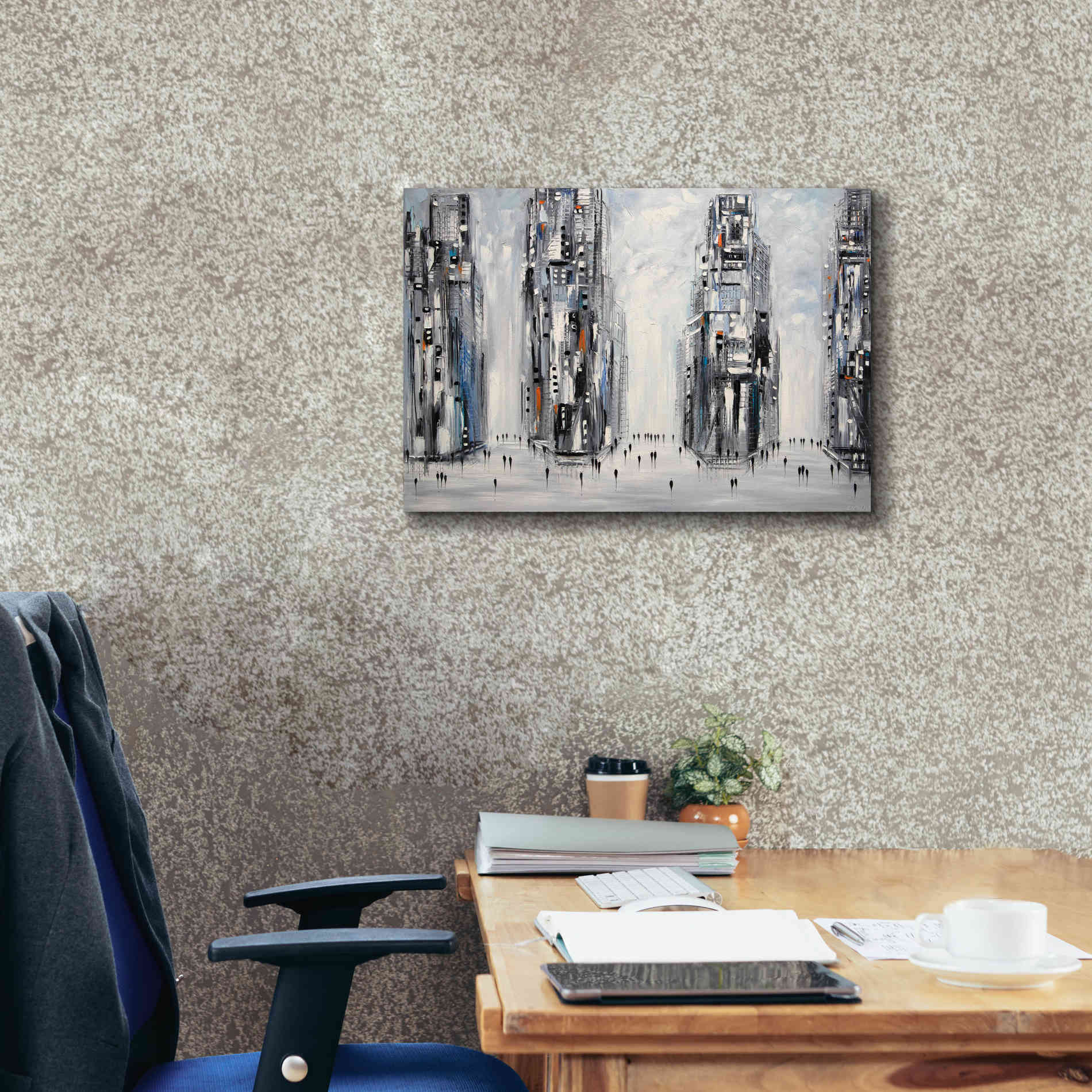 'In New York City' by Ekaterina Ermilkina Giclee Canvas Wall Art,26 x 18