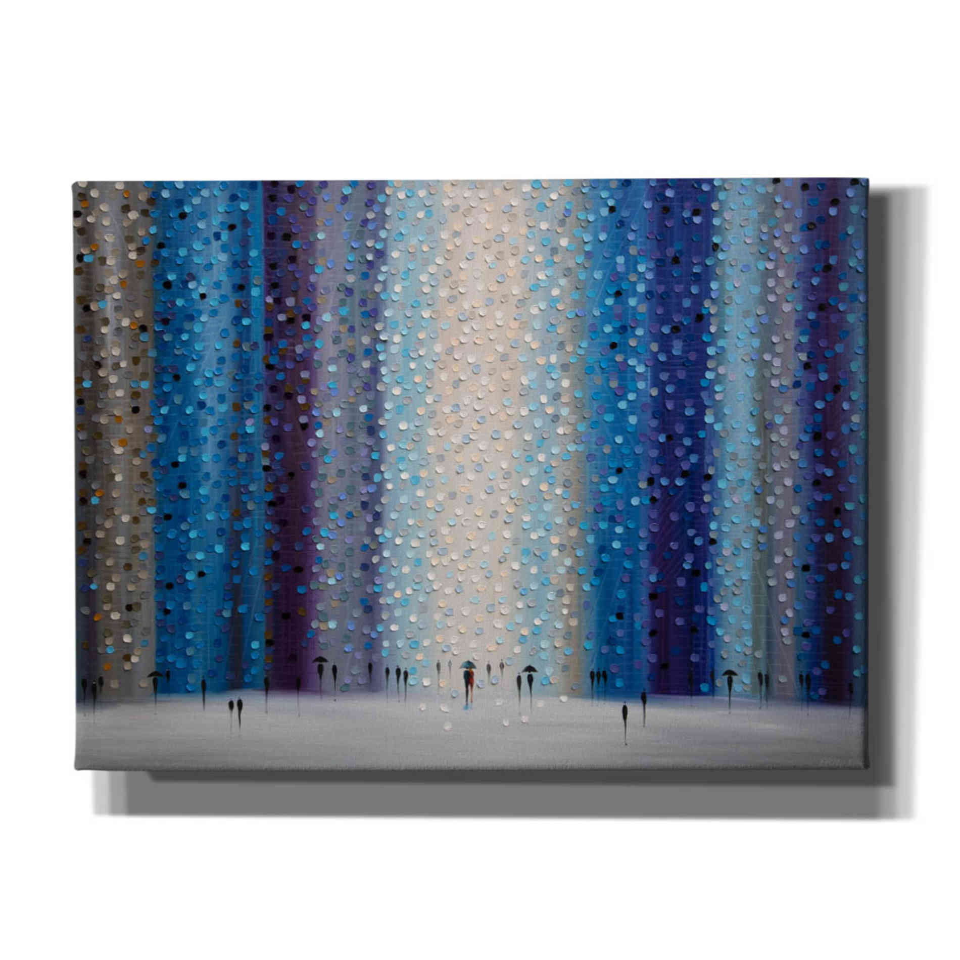 'Rainy City For' by Ekaterina Ermilkina Giclee Canvas Wall Art