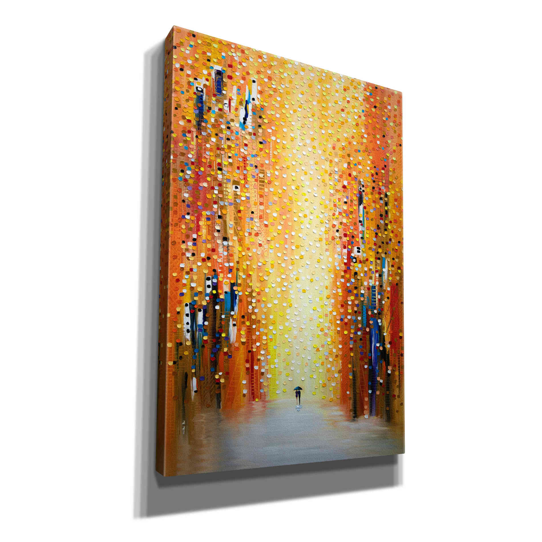 'Rainy Sunset Together' by Ekaterina Ermilkina Giclee Canvas Wall Art