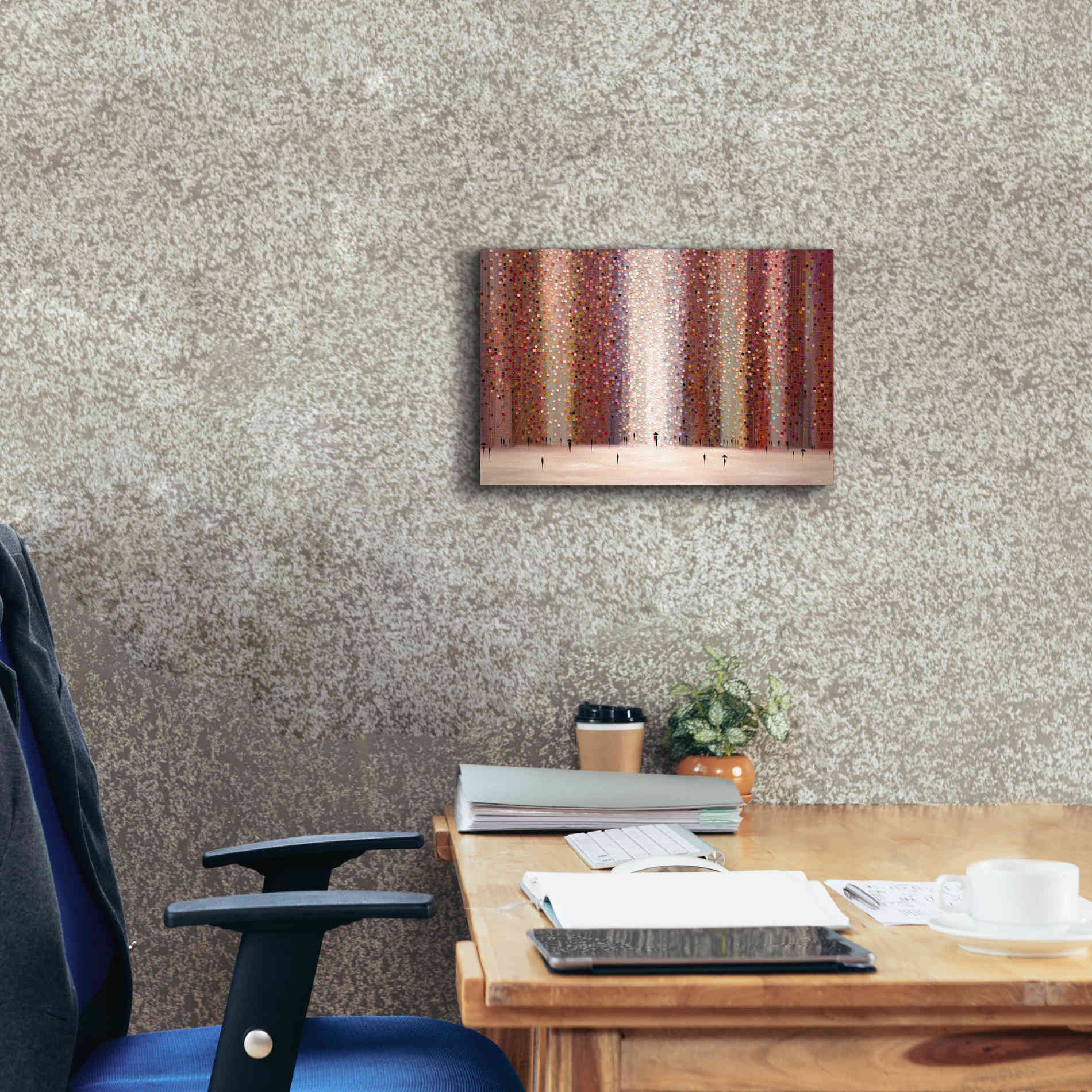 'Romance And Rain' by Ekaterina Ermilkina Giclee Canvas Wall Art,18 x 12