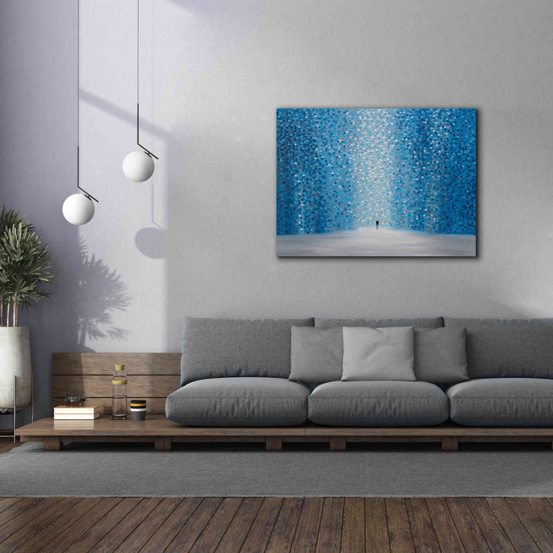 'Romantica' by Ekaterina Ermilkina Giclee Canvas Wall Art,54 x 40