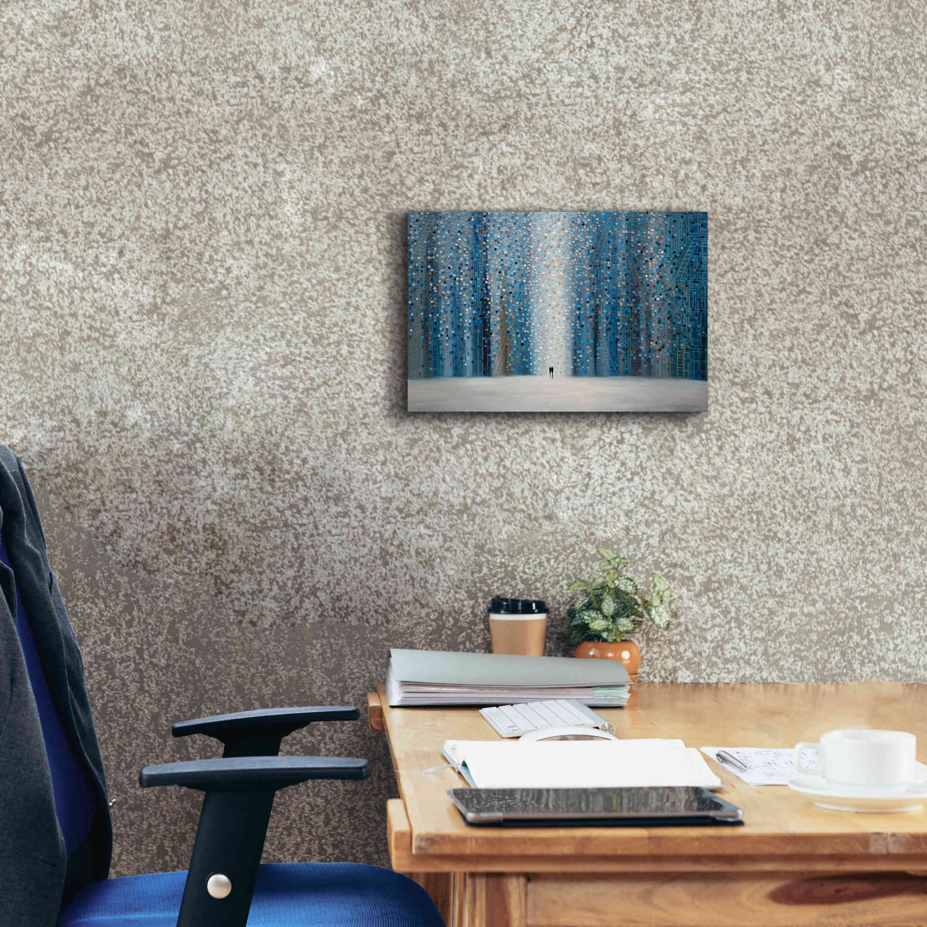 'Sounds Of The Rain' by Ekaterina Ermilkina Giclee Canvas Wall Art,18 x 12