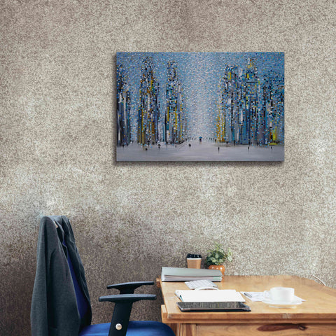 Image of 'Sunny City' by Ekaterina Ermilkina Giclee Canvas Wall Art,40 x 26