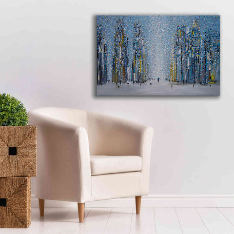 Image of 'Sunny City' by Ekaterina Ermilkina Giclee Canvas Wall Art,40 x 26