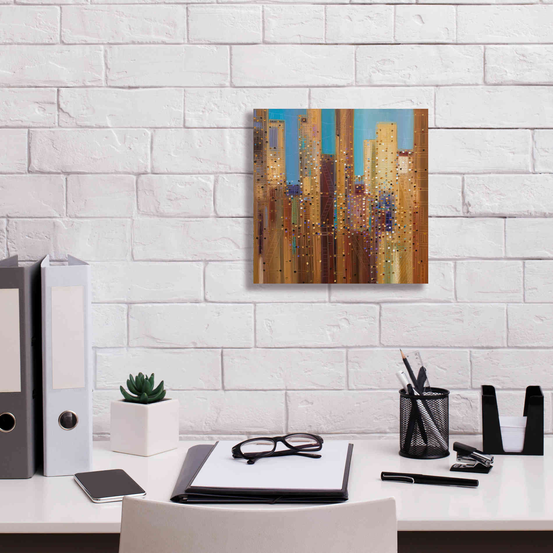 'Urban Empire' by Ekaterina Ermilkina Giclee Canvas Wall Art,12 x 12