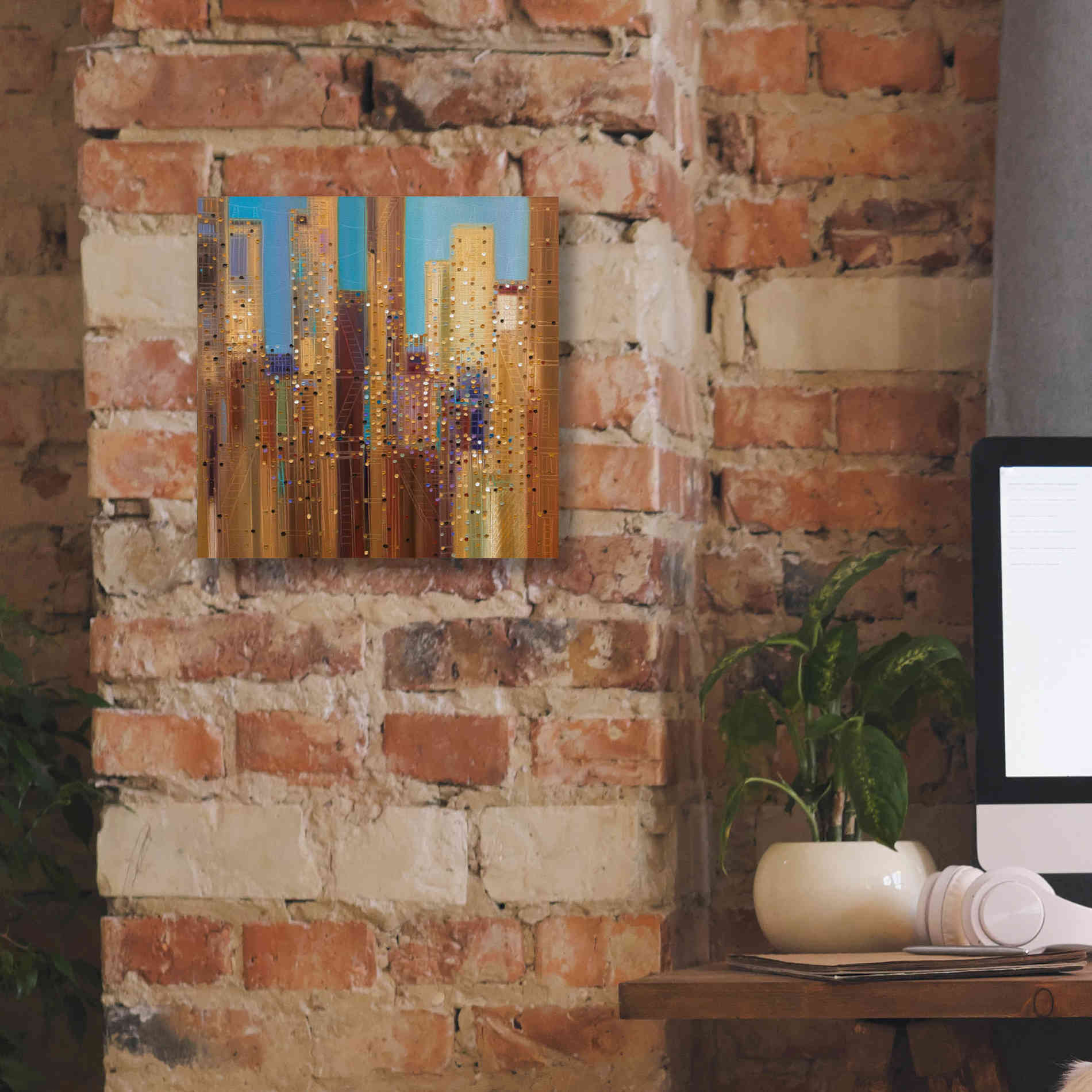 'Urban Empire' by Ekaterina Ermilkina Giclee Canvas Wall Art,12 x 12