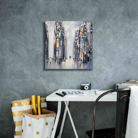 Image of 'City Escape' by Ekaterina Ermilkina Giclee Canvas Wall Art,18 x 18