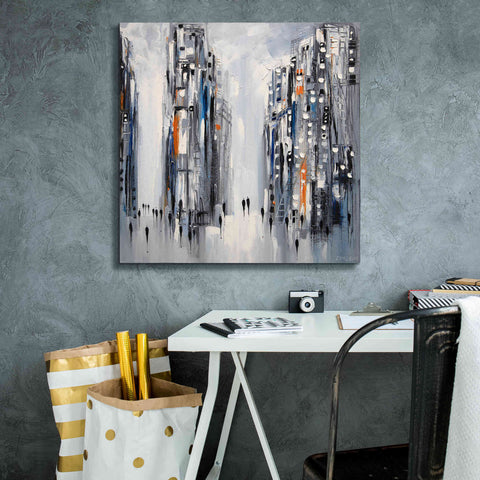 Image of 'City Escape' by Ekaterina Ermilkina Giclee Canvas Wall Art,26 x 26