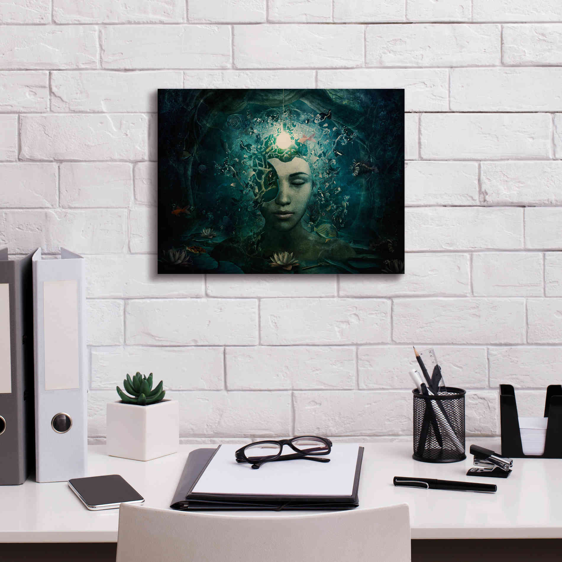 'Beautiful And Broken' by Cameron Gray Giclee Canvas Wall Art,16 x 12