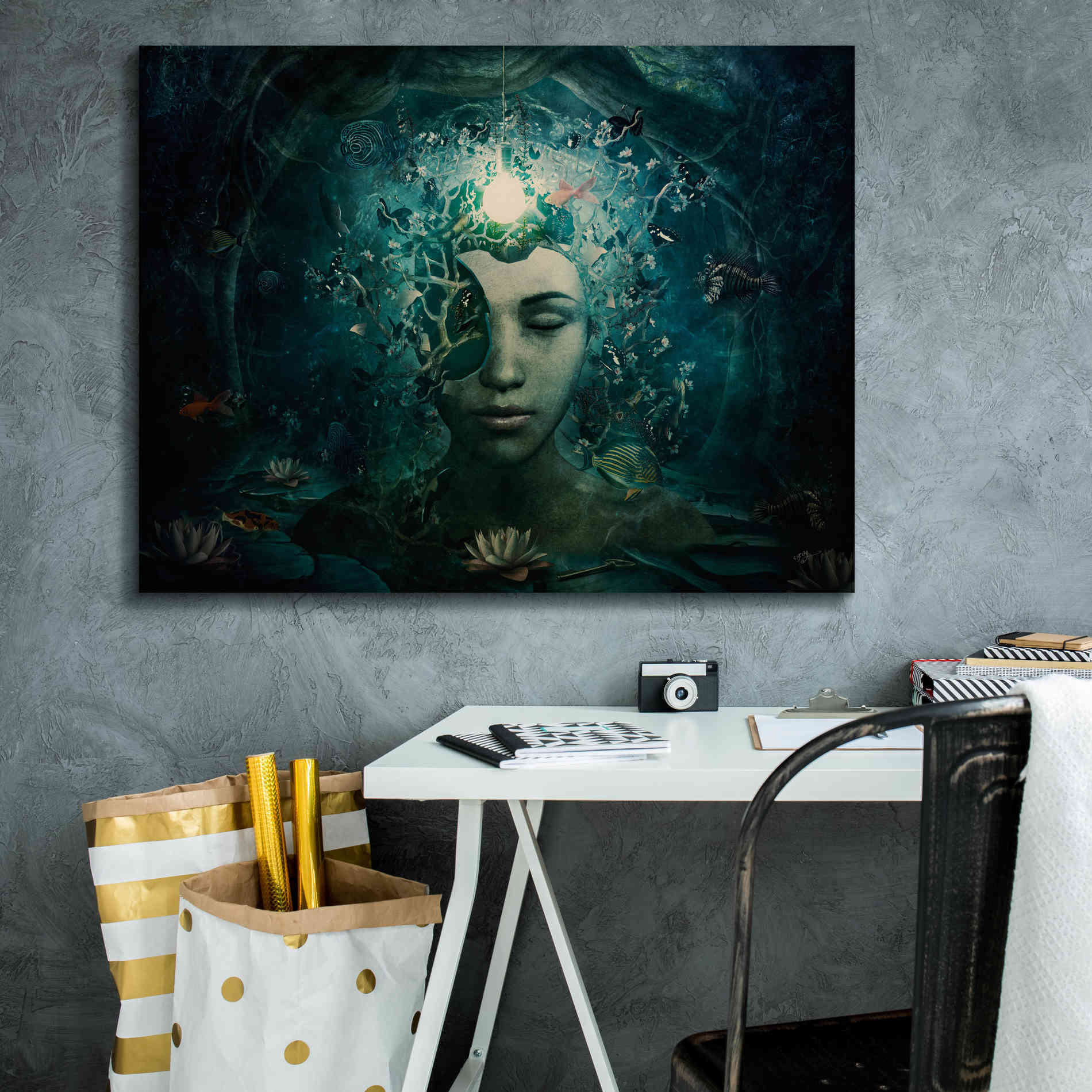 'Beautiful And Broken' by Cameron Gray Giclee Canvas Wall Art,34 x 26