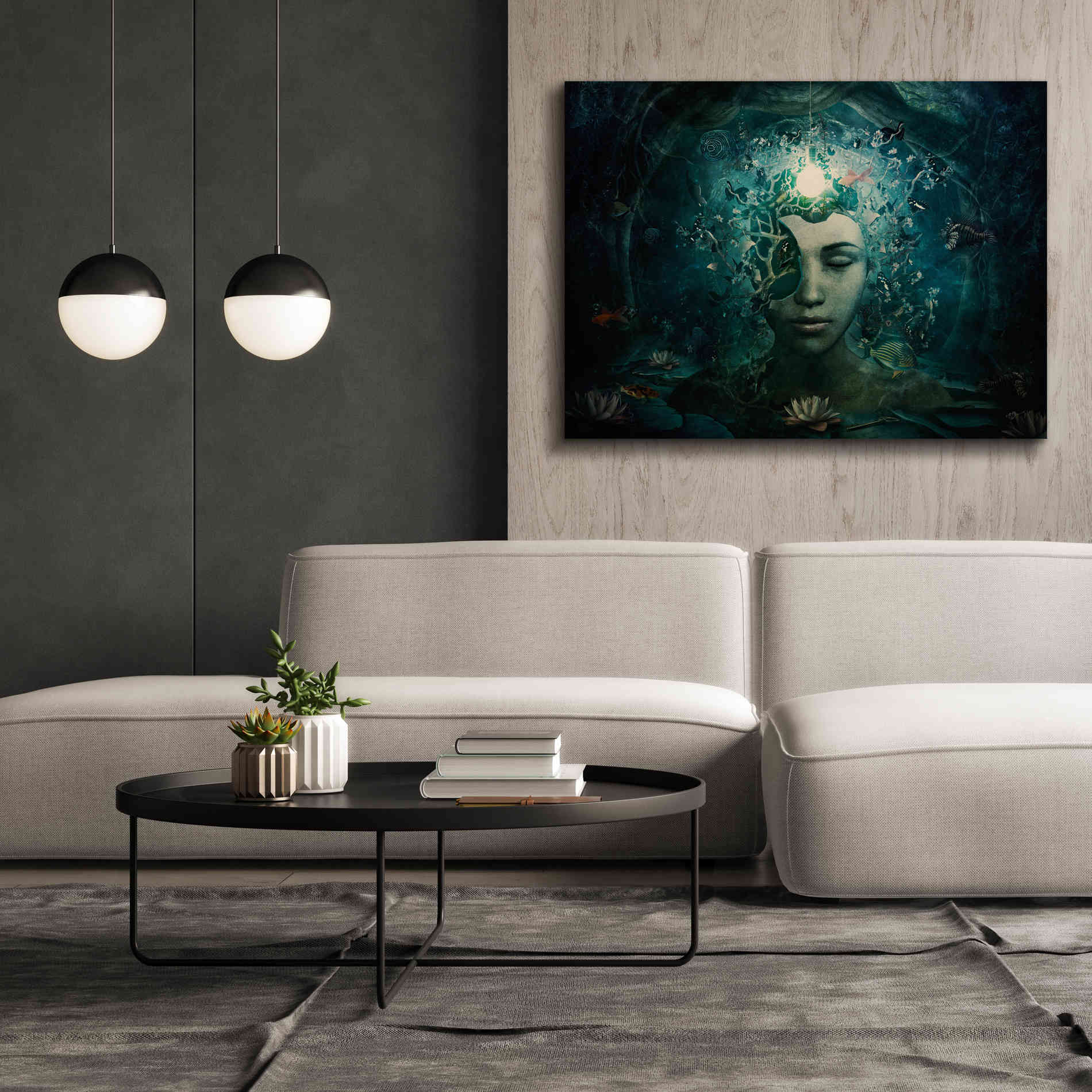 'Beautiful And Broken' by Cameron Gray Giclee Canvas Wall Art,54 x 40