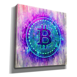 'Bitcoin Melt' by Cameron Gray Giclee Canvas Wall Art