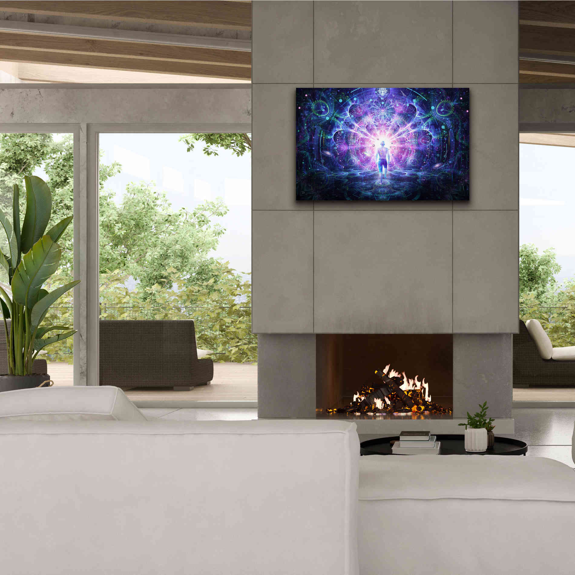 'Conscious Self' by Cameron Gray Giclee Canvas Wall Art,40 x 26