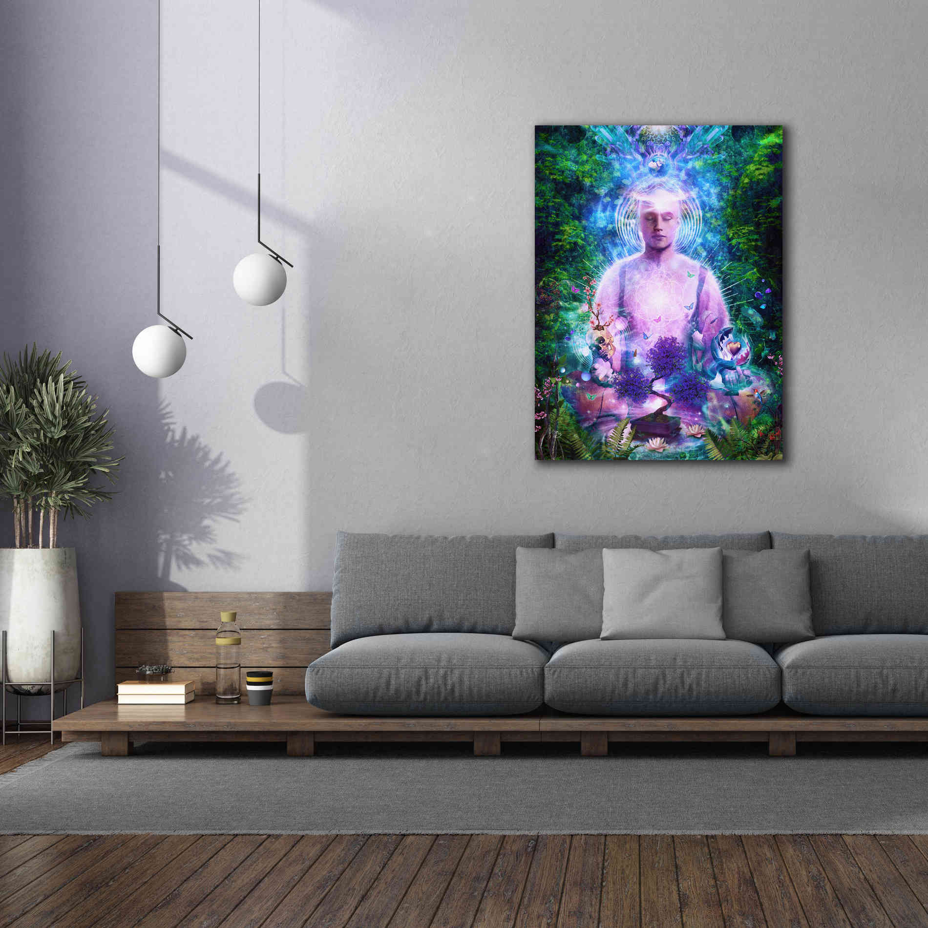 'Daily Meditation' by Cameron Gray Giclee Canvas Wall Art,40 x 54