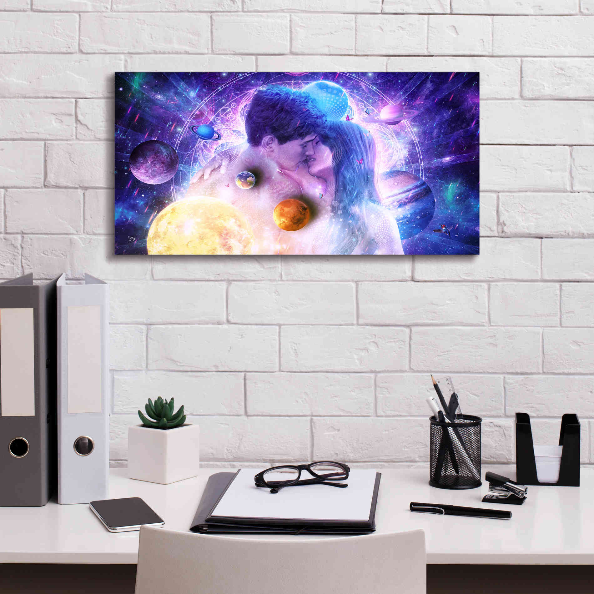 'Endless Moment' by Cameron Gray Giclee Canvas Wall Art,24 x 12