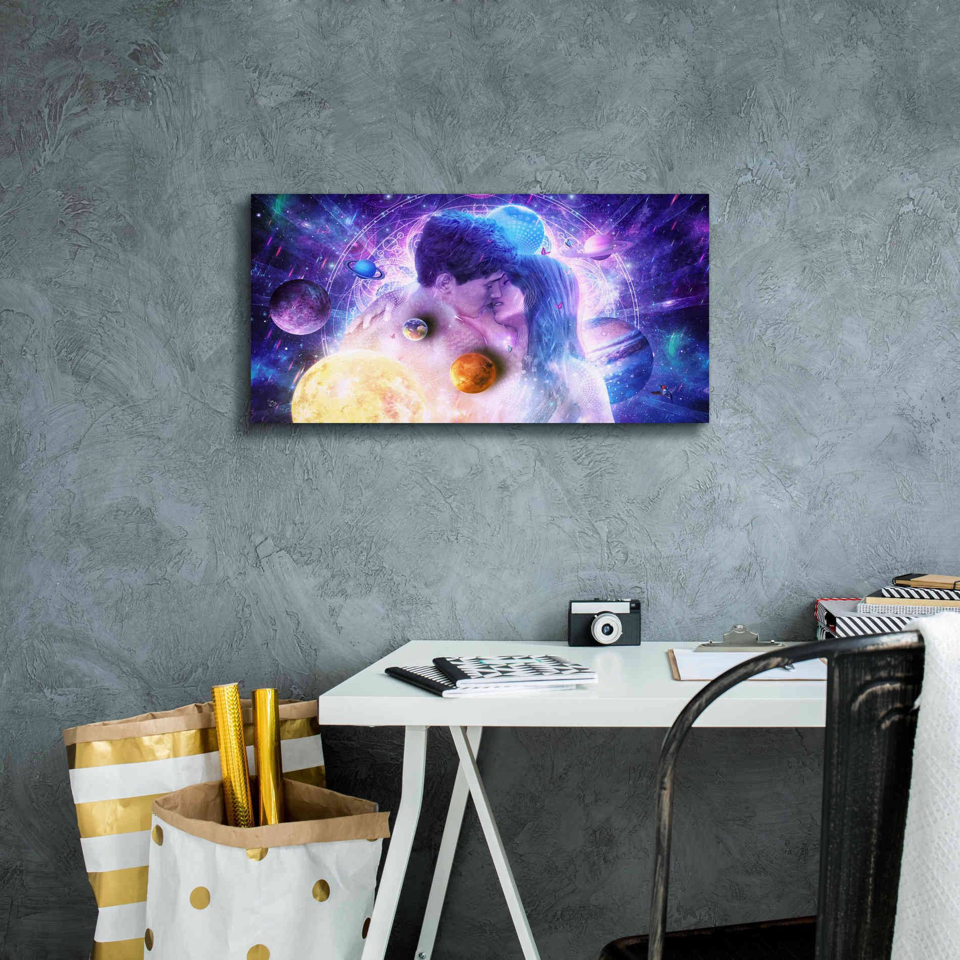 'Endless Moment' by Cameron Gray Giclee Canvas Wall Art,24 x 12