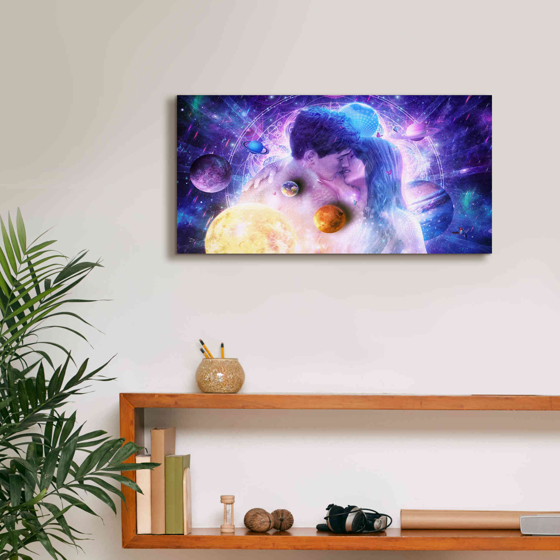 'Endless Moment' by Cameron Gray Giclee Canvas Wall Art,24 x 12