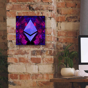 'Ethereum Future' by Cameron Gray Giclee Canvas Wall Art,12 x 12