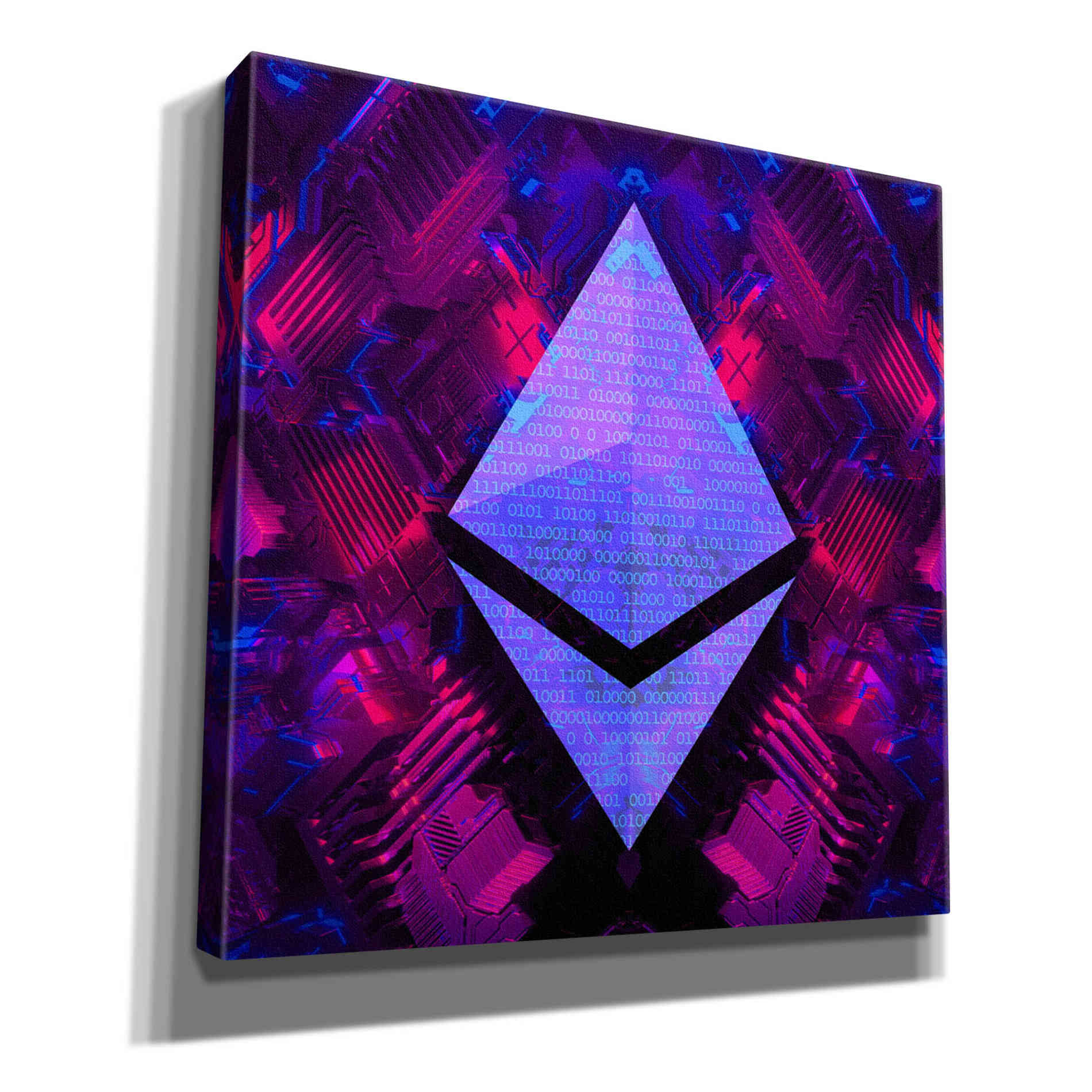 'Ethereum Future' by Cameron Gray Giclee Canvas Wall Art