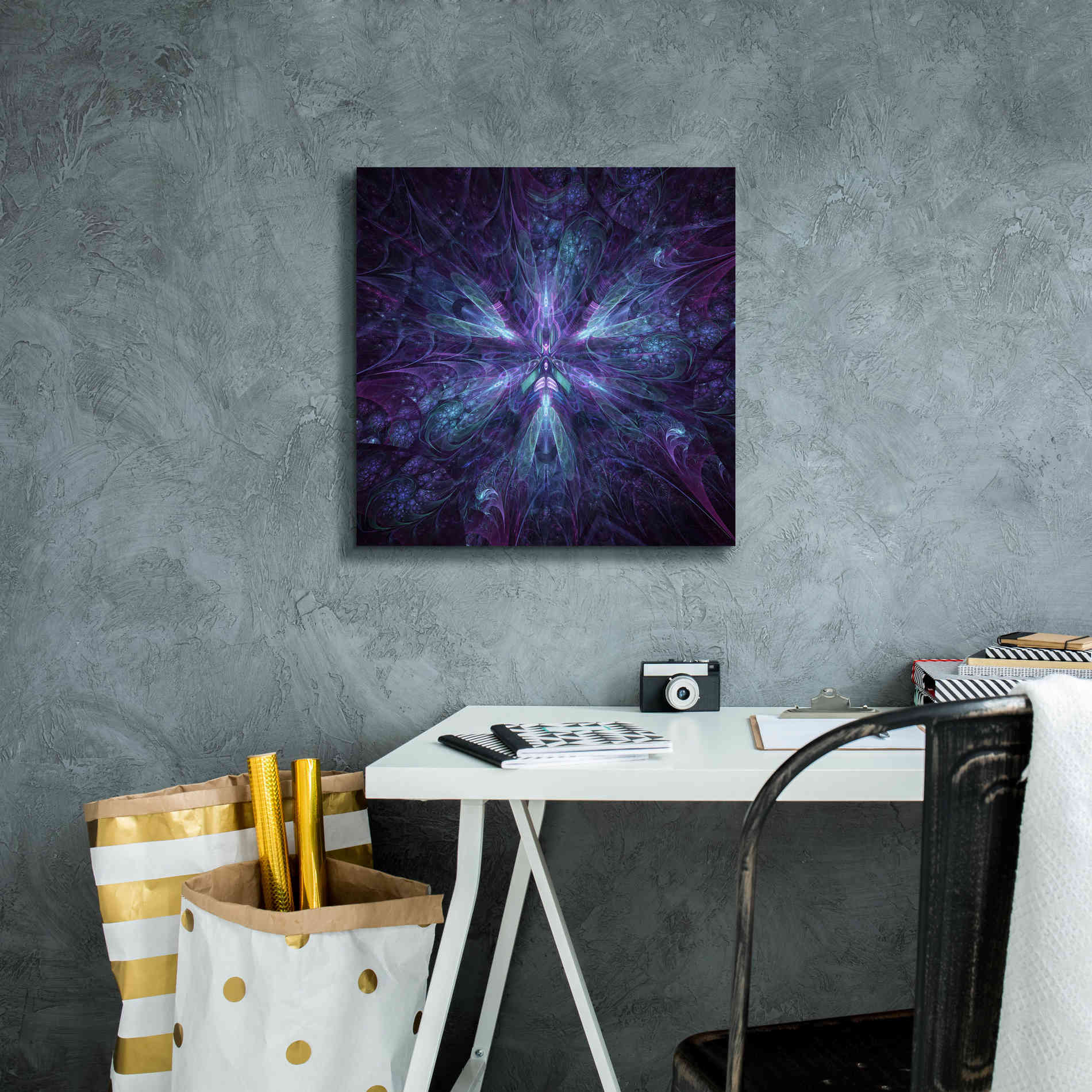 'Expanse Warp' by Cameron Gray Giclee Canvas Wall Art,18 x 18