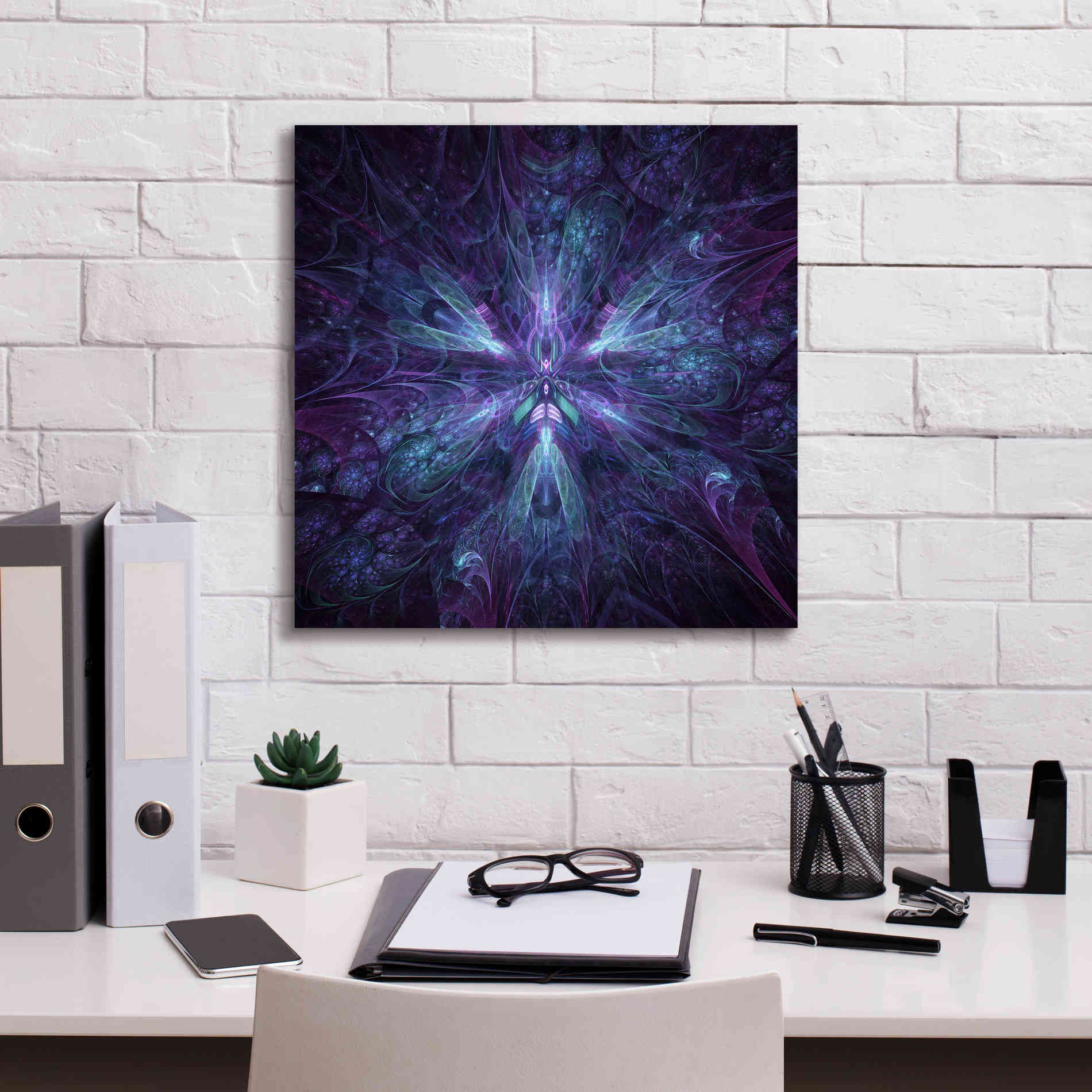 'Expanse Warp' by Cameron Gray Giclee Canvas Wall Art,18 x 18
