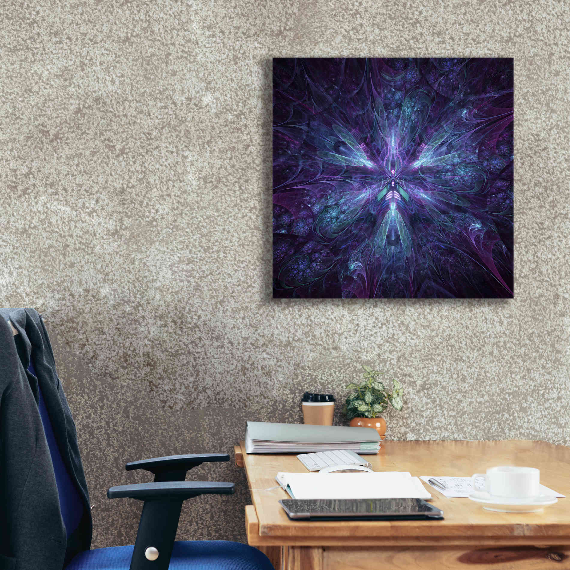 'Expanse Warp' by Cameron Gray Giclee Canvas Wall Art,26 x 26