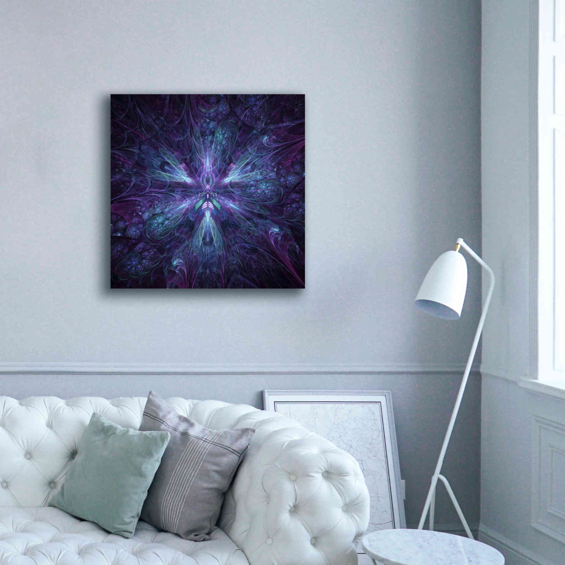 'Expanse Warp' by Cameron Gray Giclee Canvas Wall Art,37 x 37
